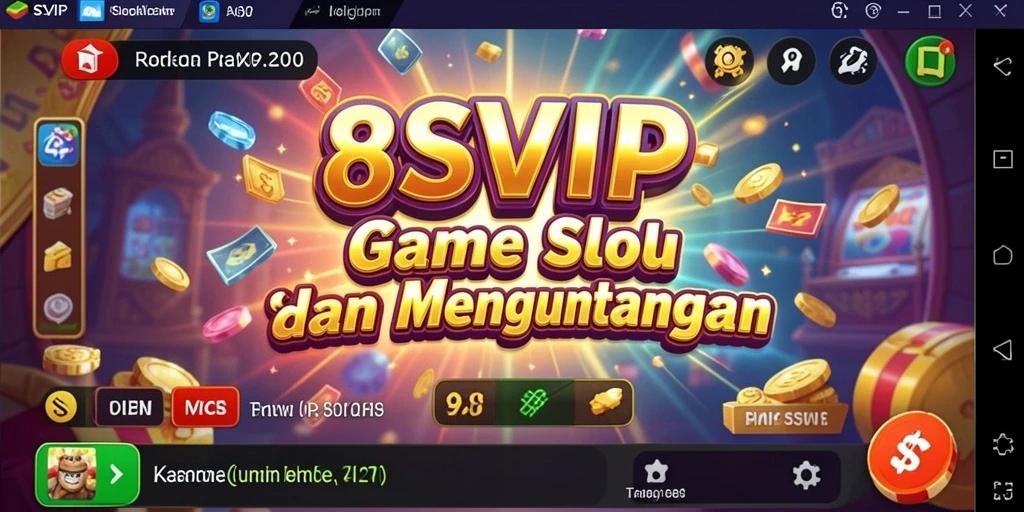 Tampilan gameplay Slot yang menakjubkan di 8SVIP.