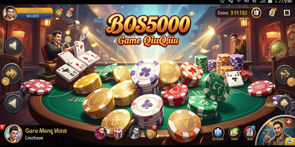 Tampilan gameplay QiuQiu yang seru dan menegangkan.