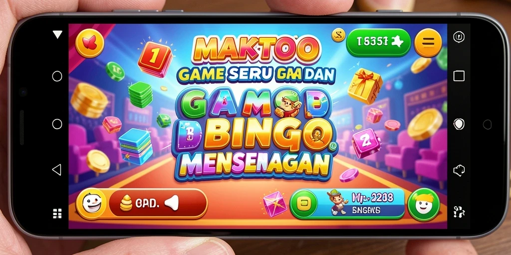Tampilan utama gameplay Bingo yang menarik dan penuh warna.