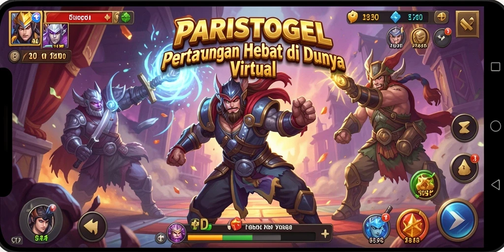 Tampilan gameplay PARISTOGEL yang penuh aksi dan strategi.