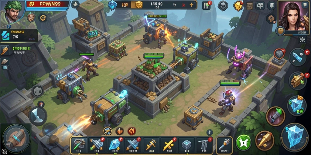 Gameplay seru Tower Defense di PPWIN99 dengan grafis menawan.