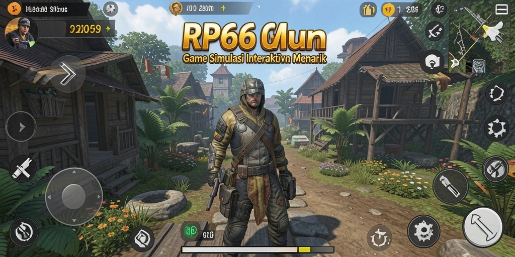 Tangkapan layar utama RP66 menampilkan gameplay yang menarik dan interaktif.