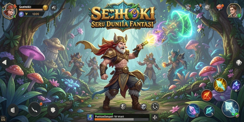Tangkapan layar permainan SEHOKI memperlihatkan aksi seru dalam petualangan.