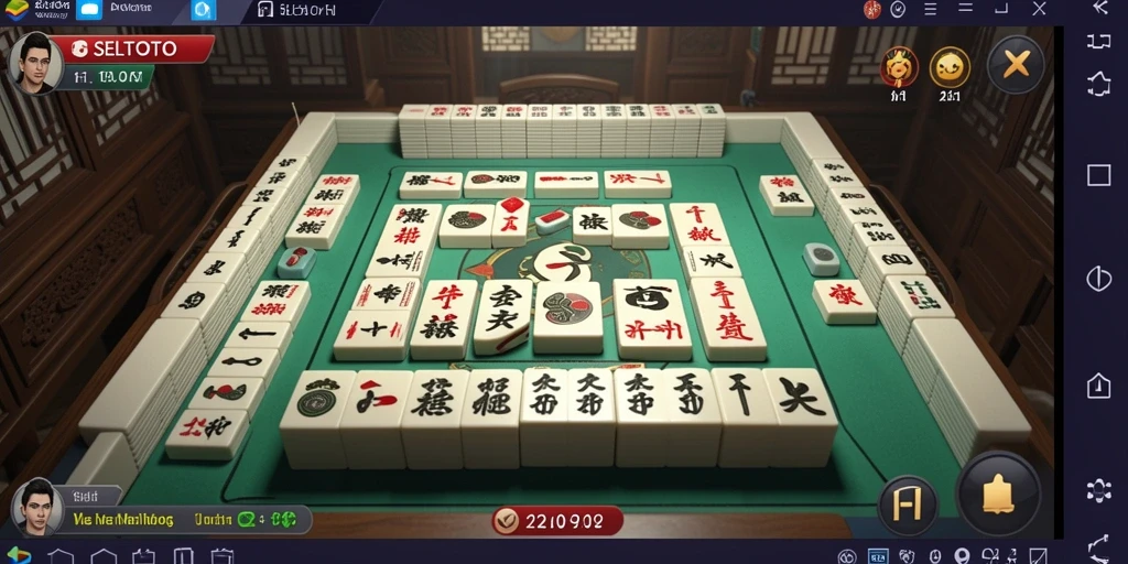 Tampilan gameplay Mahjong yang menarik di SELTOTO.
