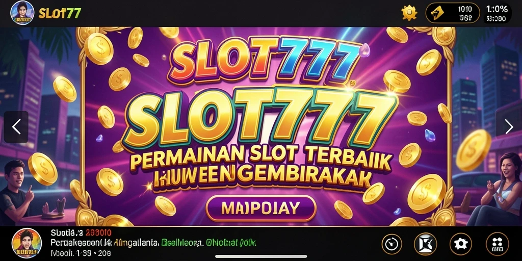 Gameplay menarik dari SLOT777 dengan berbagai pilihan slot.