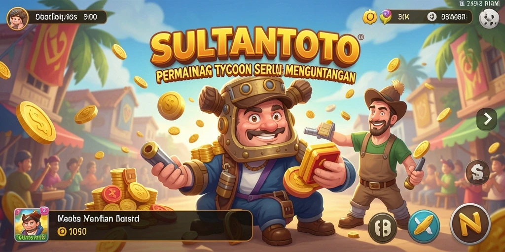 Screenshot SULTANTOTO menunjukkan gameplay Tycoon yang menarik dan penuh strategi.