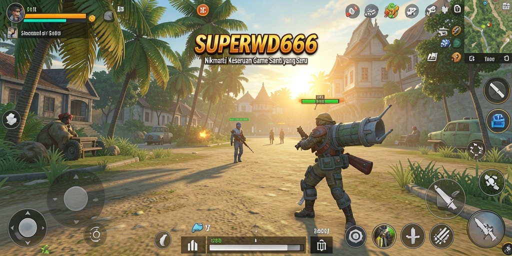 Screenshot utama SUPERWD666 menampilkan gameplay seru dan menarik.