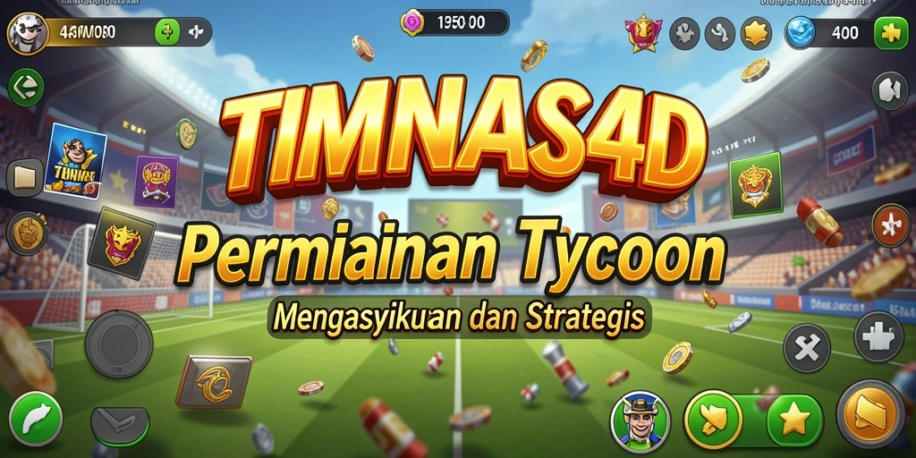 Tampilan gameplay Tycoon yang seru dan interaktif dari TIMNAS4D.