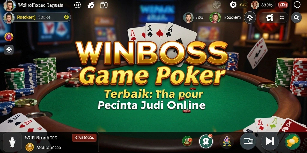 Screenshot gameplay dari WINBOSS menampilkan aksi seru permainan Poker.